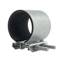 Хомут ремонтный односторонний трубный стальной оцинкованный Сансфера 21х15х70 мм