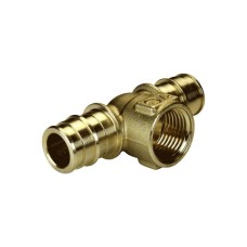 Тройник бронзовый для PE-X труб Дн 32-25-25 переходной RAUTITAN PLATINUM RX Rehau