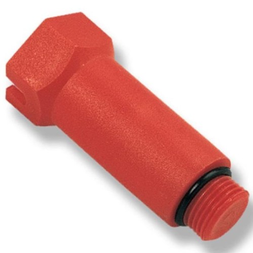 Заглушка пластиковая НР (НАР) L=68мм 1/2" синяя для водорозетки РОС в Тюмени