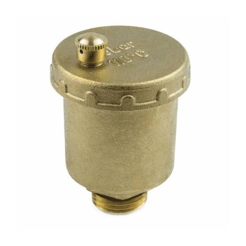 Воздухоотводчик автоматический латунный Ду-15 (1/2") Ру-10 НР (НАР) с запорным клапаном Aquasfera 5001 в Тюмени