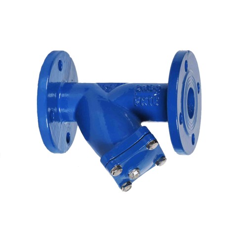 Фильтр сетчатый Y-образный чугунный фланцевый Ду-150 Ру-16 (Т<90°С) ФСч Китай в Тюмени