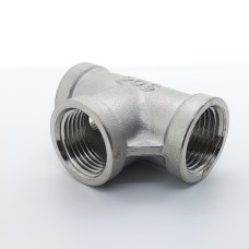 Тройник чугунный переходной оцинкованный ВР (ВН) 25 мм 2" ГОСТ 8949-75