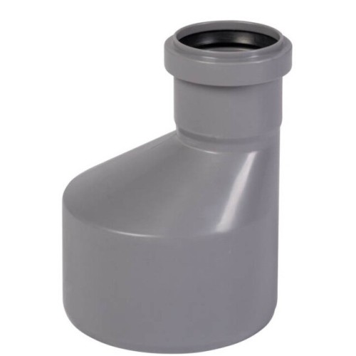 Переход канализационный PP-H эксцентрический серый Дн 75-110 б/нап в/к RTP (РосТурПласт) в Тюмени