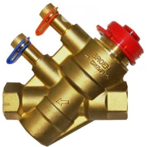 Клапан балансировочный латунный автоматический с внутренней резьбой 2,5 МПа Ballorex Dynamic Broen 25 мм в Тюмени