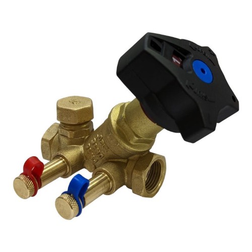 Клапан балансировочный латунный ручной с внутренней резьбой 1,6 МПа STAD.BY-1 Цветлит 32 мм в Тюмени