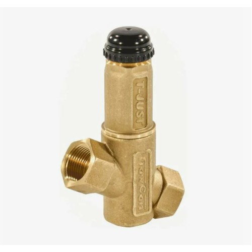 Клапан балансировочный латунный термостатический с внутренней резьбой 1,0 МПа R158A Giacomini 20 мм в Тюмени