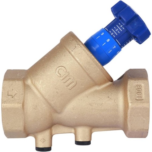 Клапан балансировочный латунный ручной с внутренней резьбой 2,5 МПа BL.220 MVI 32 мм в Тюмени