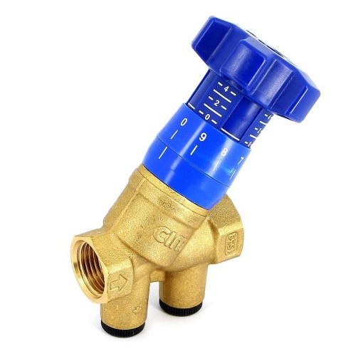 Клапан балансировочный латунный ручной с внутренней резьбой 2,5 МПа CIM 787OT Cimberio 32 мм в Тюмени