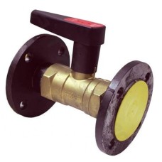 Клапан балансировочный латунный ручной фланцевый 1,6 МПа Ballorex Venturi DRV Broen 25 мм