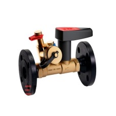 Клапан балансировочный латунный ручной фланцевый 1,6 МПа Ballorex Venturi FODRV Broen 25 мм