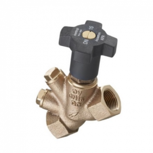 Клапан балансировочный бронзовый ручной с внутренней резьбой 2,5 МПа Hydrocontrol ATR Oventrop 15 мм в Тюмени