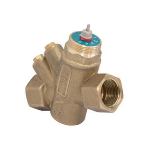 Клапан балансировочный латунный комбинированный с внутренней резьбой 2,5 МПа R206AM Giacomini 32 мм в Тюмени