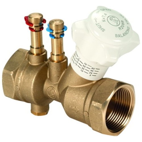 Клапан балансировочный латунный ручной с внутренней резьбой 2,5 МПа R206B Giacomini 25 мм в Тюмени