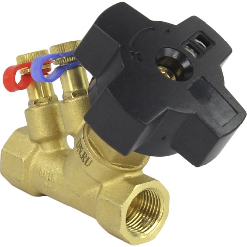 Клапан балансировочный латунный ручной с внутренней резьбой 1,6 МПа MVT-R LF Ридан 20 мм в Тюмени