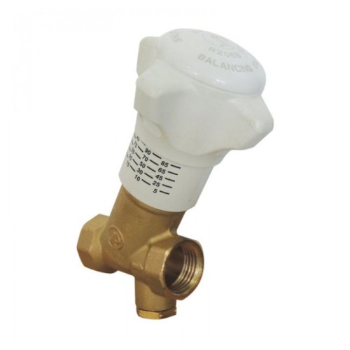 Клапан балансировочный латунный ручной с внутренней резьбой 2,5 МПа R206B-1 Giacomini 25 мм в Тюмени