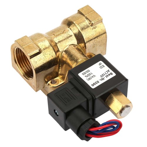 Клапан электромагнитный латунный открытый обратного действия с внутренней резьбой 1,6 МПа 20х80 мм 3/4" в Тюмени