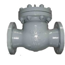 Клапан обратный стальной поворотный фланцевый 4,0 МПа 19с53нж 50 мм