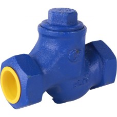 Клапан обратный чугунный Y-тип с внутренней резьбой 1,6 МПа V277 Zetkama 25х120 мм