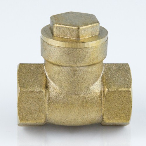 Клапан обратный латунный лепестковый с внутренней резьбой EPDM 1,6 МПа 15х47 мм в Тюмени