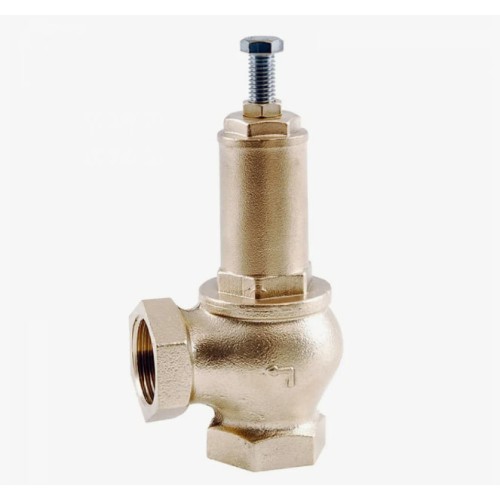 Клапан предохранительный латунный регулируемый с внутренней резьбой PRO Uni-Fitt 32 мм 1 1/4" в Тюмени