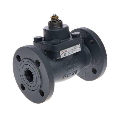 Клапан регулирующий чугуный двухходовой фланцевый 2,5 МПа VFM-2R Ридан 50х230 мм в Тюмени