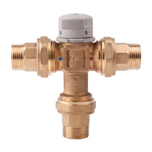 Клапан смесительный латунный термостатический седельный с наружной резьбой 1,0 МПа Icma 20х124 мм в Тюмени