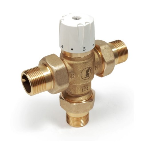 Клапан смесительный латунный термостатический седельный с наружной резьбой 1,0 МПа Giacomini 20х119 мм в Тюмени