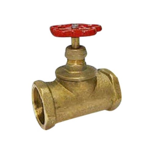 Клапан запорный латунный с внутренней резьбой 1,6 МПа 15б1п БАЗ 15х55 мм в Тюмени