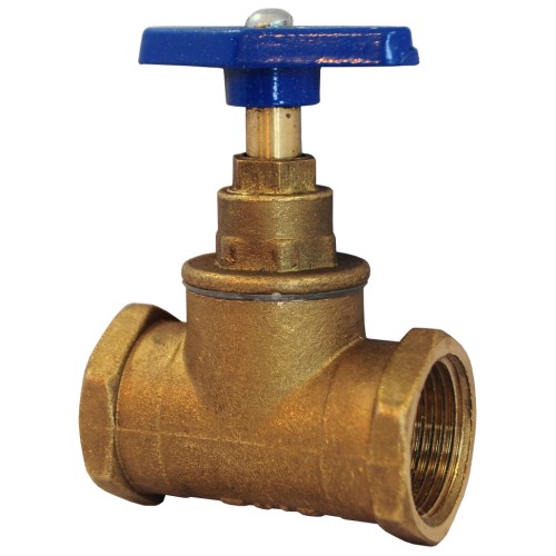 Клапан запорный латунный с внутренней резьбой 1,6 МПа 15б3р Цветлит 20х66 мм ТУ 206-3973235-01-93 в Тюмени