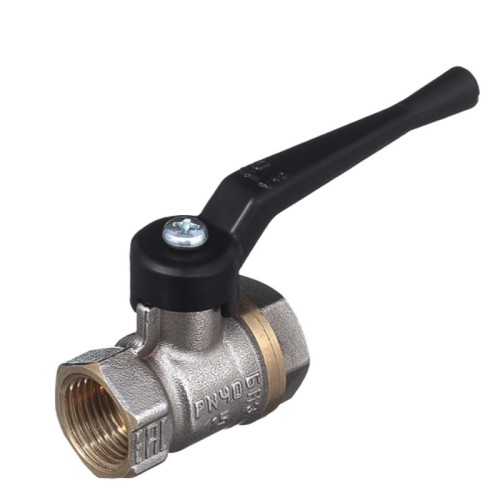 Кран запорный латунный угловой стандартнопроходной с ручкой-бабочкой ВР-американка Ру 40 Pride LD 15 мм 1/2" в Тюмени