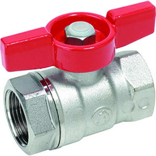 Кран запорный латунный полнопроходной с ручкой-бабочкой ВР (ВН) Ру 35 R851 Giacomini 10х46 мм 3/8" в Тюмени