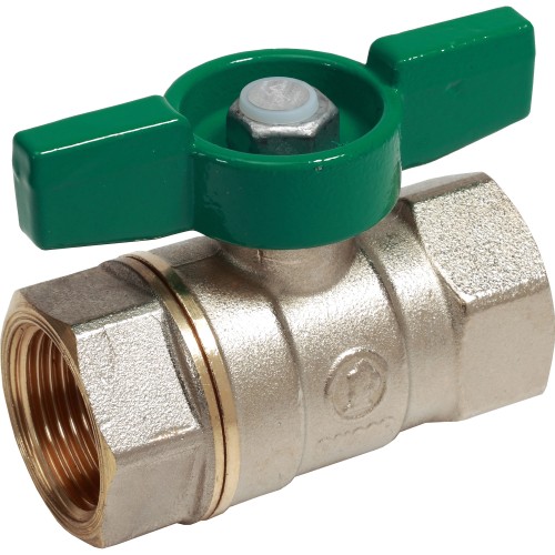 Кран запорный латунный стандартнопроходной с ручкой-бабочкой ВР (ВН) Ру 42 R251W Giacomini 15х56 мм 1/2" в Тюмени