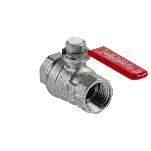 Кран запорный латунный стандартнопроходной с ручкой-рычагом ВР (ВН) Ру 42 R250D Giacomini 15х54 мм 1/2" в Тюмени