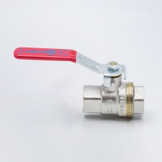 Кран запорный латунный полнопроходной с ручкой-рычагом ВР (ВН) Ру 30 BS1152A Tecofi 15 мм 1/2"