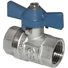 Кран запорный латунный полнопроходной с ручкой-бабочкой ВР (ВН) Ру 25 Genebre 3035 Genebre 10 мм 3/8"