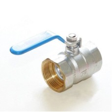 Кран запорный латунный полнопроходной с ручкой-рычагом ВР (ВН) Ру 25 Genebre 3029 Genebre 15 мм 1/2"