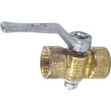 Кран латунный трехходовой стандартнопроходной для манометра без фланца с ручкой ВР-НР Ру 16 OR 15 мм 1/2"