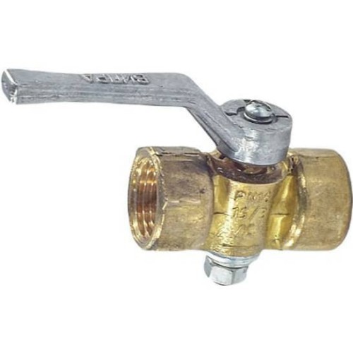 Кран латунный трехходовой стандартнопроходной для манометра без фланца с ручкой ВР (ВН) Ру 16 11Б18БК, КПТ ВИПРА 15 мм 1/2" в Тюмени