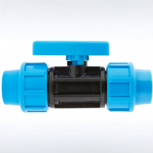 Компрессионный кран ПНД Дн 25-25 Ру-16 Джилекс в Тюмени