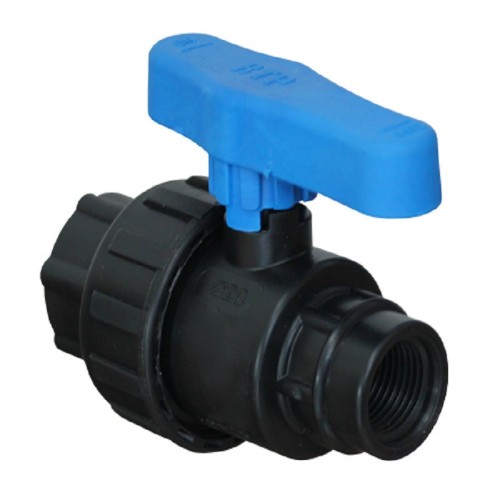 Компрессионный кран ПНД Ду-46 (2"-1 1/2") ВР (ВН) Ру-16 VALFEX в Тюмени