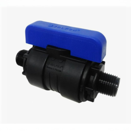 Компрессионный кран ПНД Ду-20 (1/2") НР (НАР) Ру-16 VALFEX в Тюмени