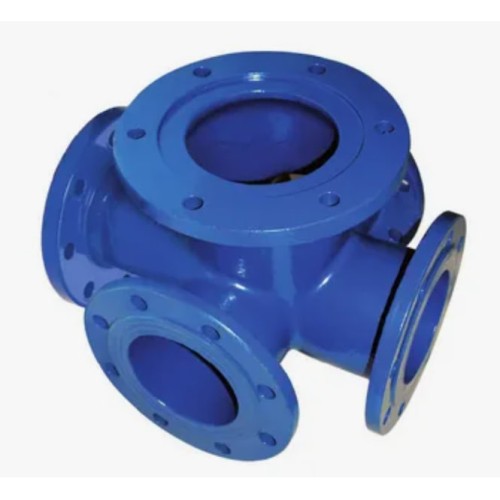 Крест с пожарной подставкой фланцевый ППКФ Ду 200-200 ВЧШГ с ЦПП цинк+AL ГОСТ ISO 2531-2012 в Тюмени