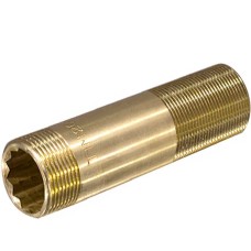 Сгон латунный НР STOUT 15х200 мм 1/2"