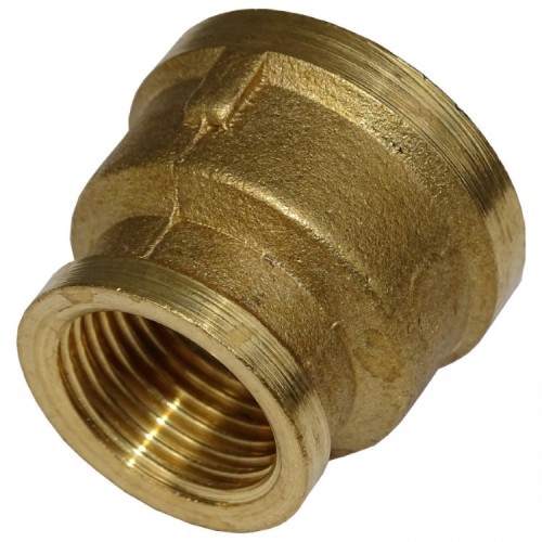 Муфта латунная переходная ВР (ВН) VALFEX 15 мм 1/2"