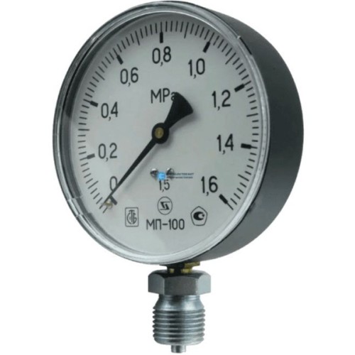 Манометр радиальный диаметр 100мм 0-10 кгс/см2 (0-1,0 МПа) G1/2" МТ-100 Багория в Тюмени