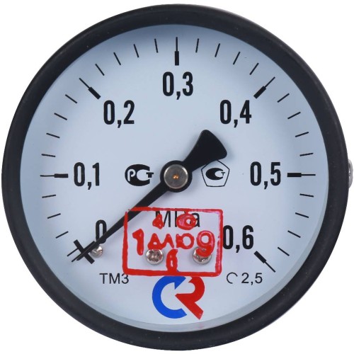 Манометр осевой диаметр 63мм 0-10 кгс/см2 (0-1,0 МПа) G1/4" ТМ-310Т.00 Росма 00000008922 в Тюмени