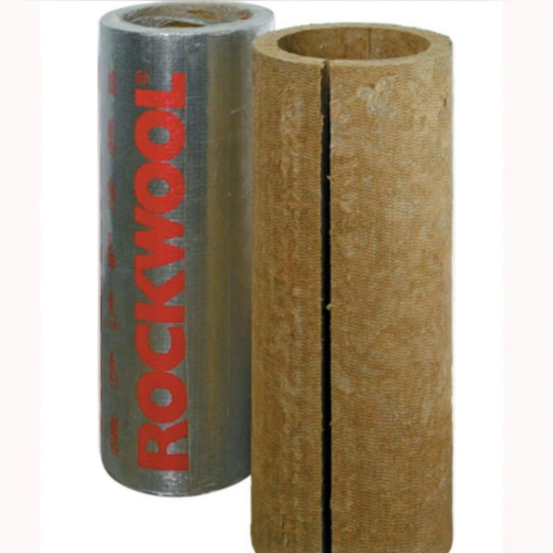 Цилиндр навивной минеральная вата 40/219 L=1м кашированный фольгой ROCKWOOL 100 в Тюмени