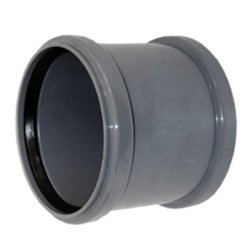 Муфта НПВХ (ПВХ) ремонтная Дн 110 серая безнапорная в/к Хемкор в Тюмени