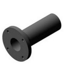 Патрубок фланец-гладкий конец ПФГ стальной L=350мм Ду-150