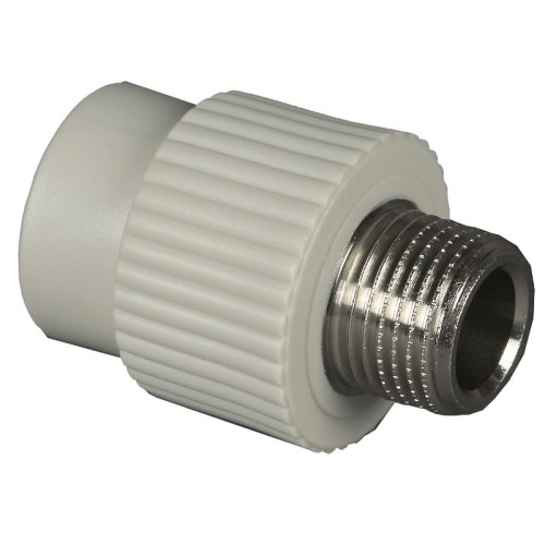 Муфта PP-R комбинированная серая НР (НАР) Дн 25-3/4" Wavin Ekoplastik в Тюмени